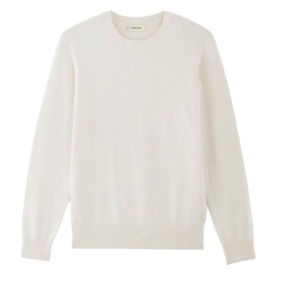 Everlane Men’s The No-Sweat Sweater Uniform Heather Canvas Large New with Tag - Picture 6 of 15